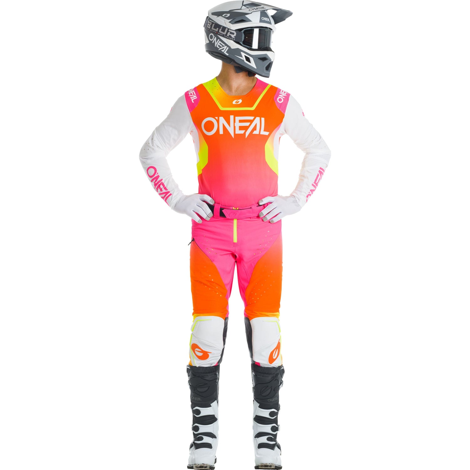 Oneal PRODIGY Pants FIVE SIX White/neon 36/52 - White - 36