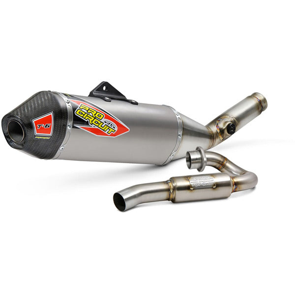 Pro Circuit  T-6 ACU Stainless system carbon end cap Kawasaki KX450 19-23