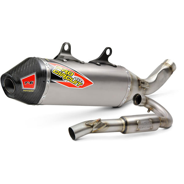 Pro Circuit  T-6 ACU Stainless System carbon cap SXF350 19-22, FC350 19-22, GG MCF350 21-23