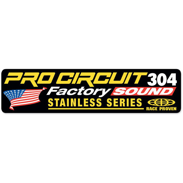 Pro Circuit  Factory Sound 304 silencer decal