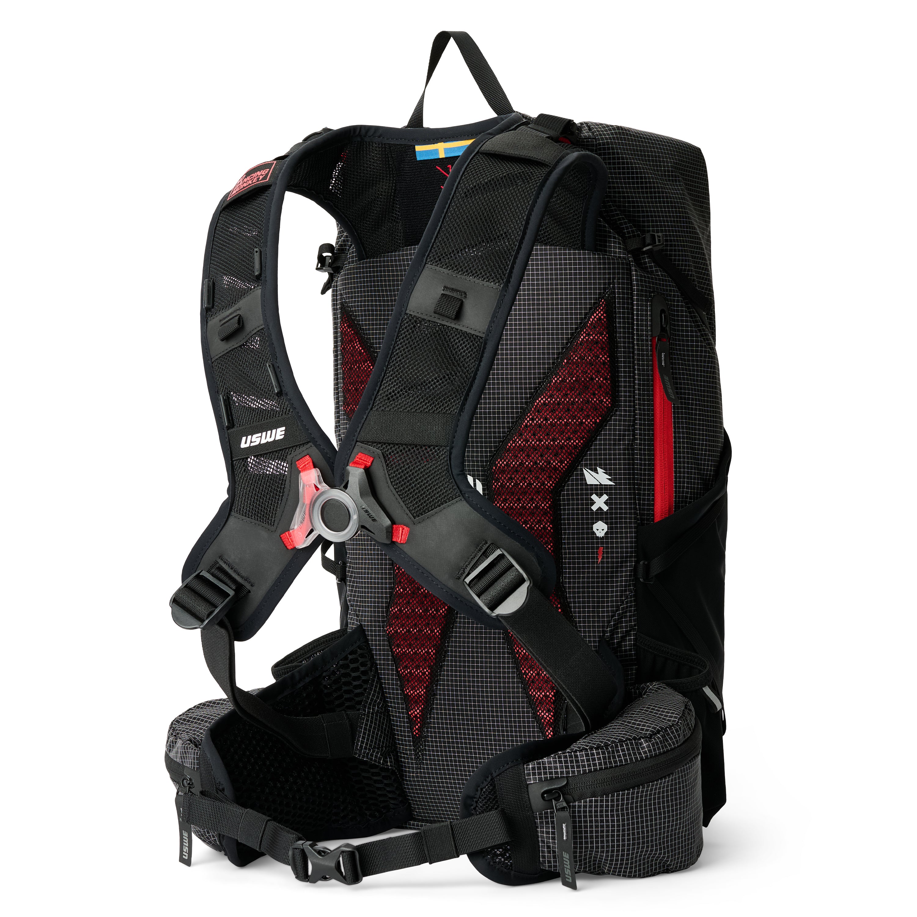 Uswe Vst 18L Rolltop Daypack Backpack - Black - Uswe 5218081001