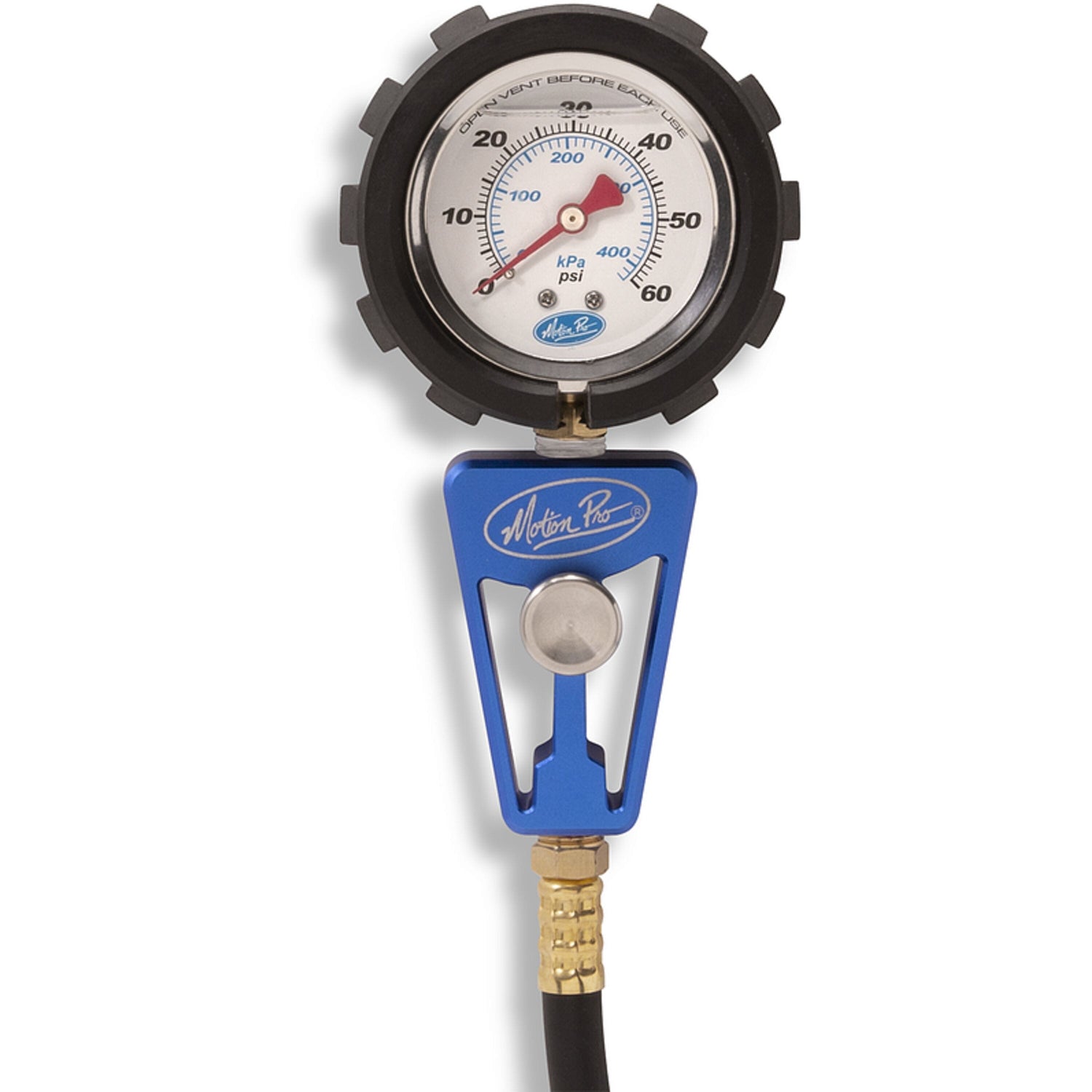 Motion Pro Professional tyre pressure gauge 0-60psi - Blue - One size