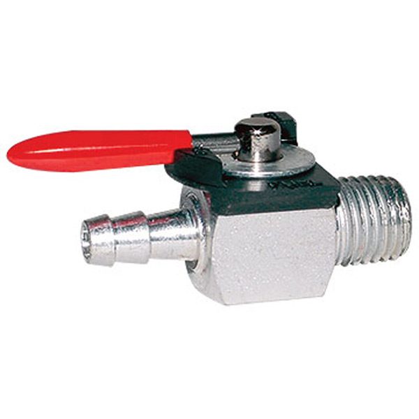 Motion Pro Fuel Valve 1/4" NPT X 1/4" Barb Straight
