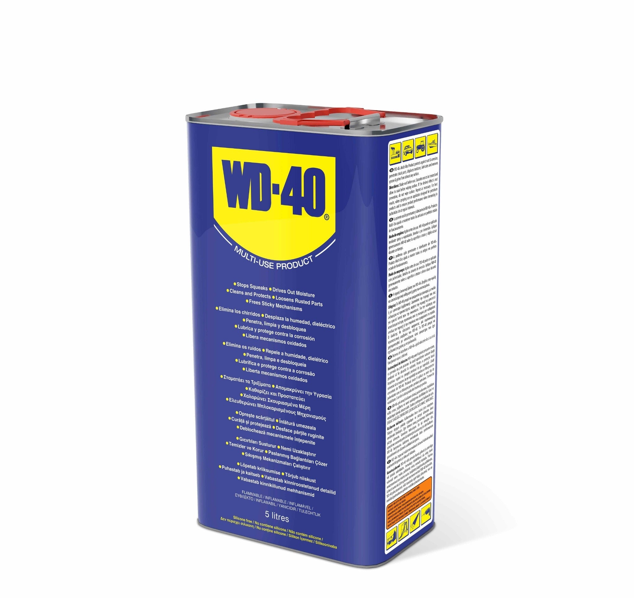 WD-40 WD40 Multi Use, 5 Litre Refill Tin, No Spray Bottle