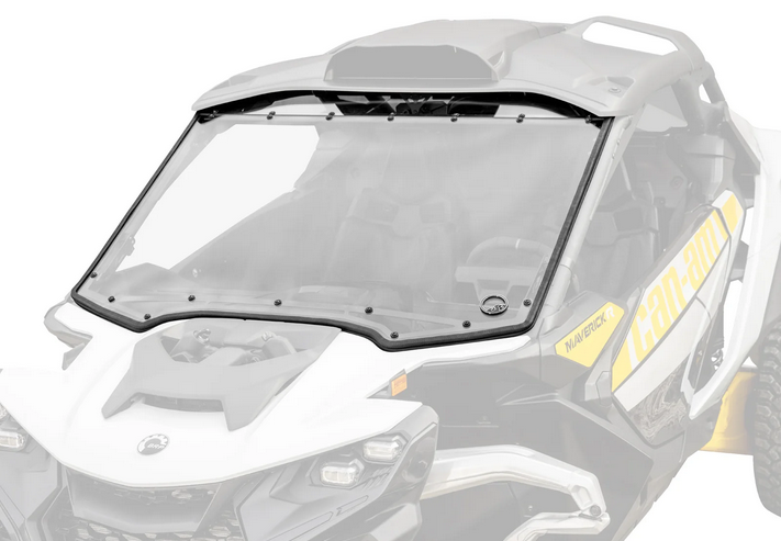 SuperATV Windscreen Polycarbonate Can-am Maverick R UTV, Windshield