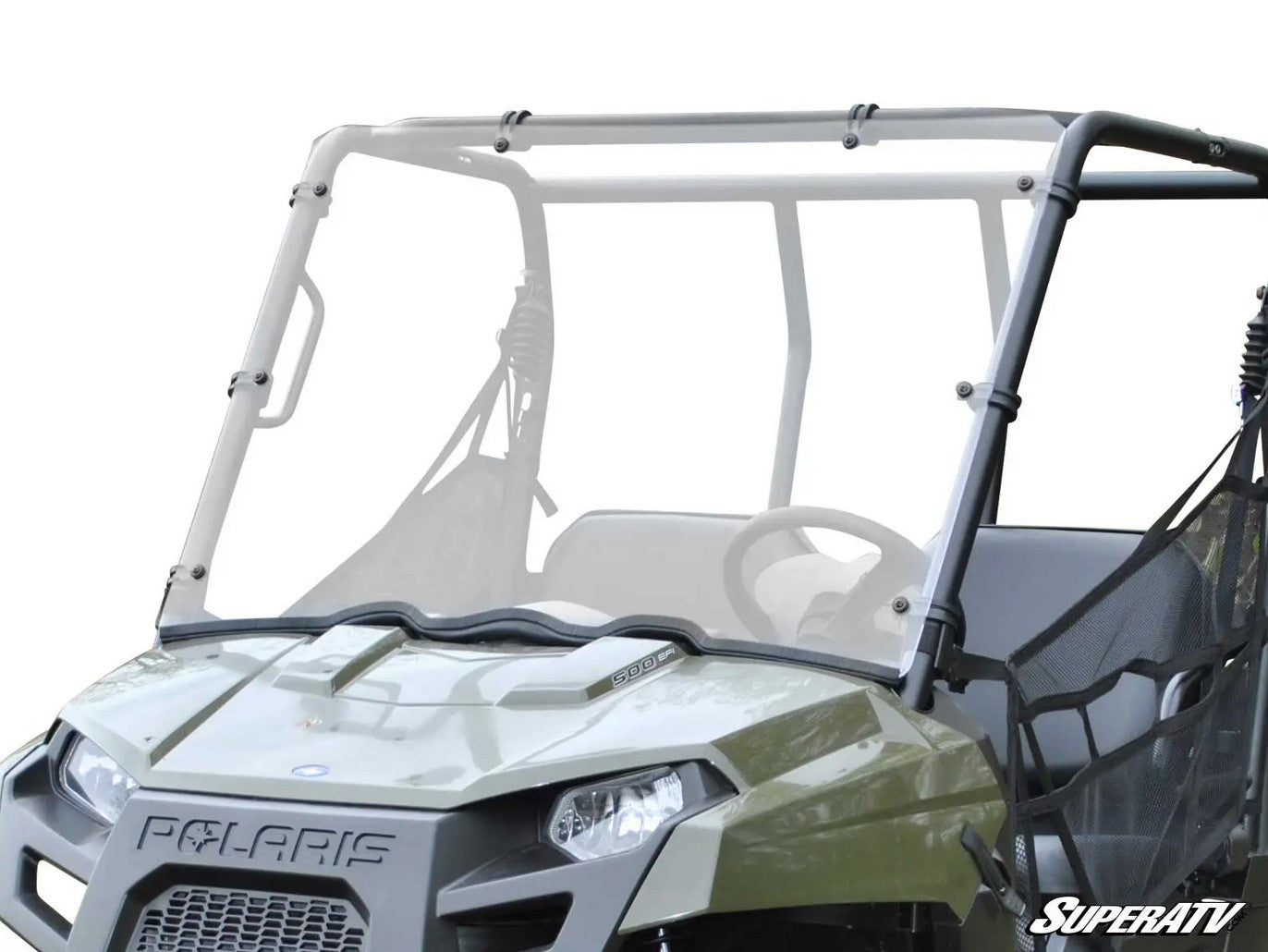 SuperATV Windscreen Polycarbonate Polaris Ranger Midsize UTV, Windshield