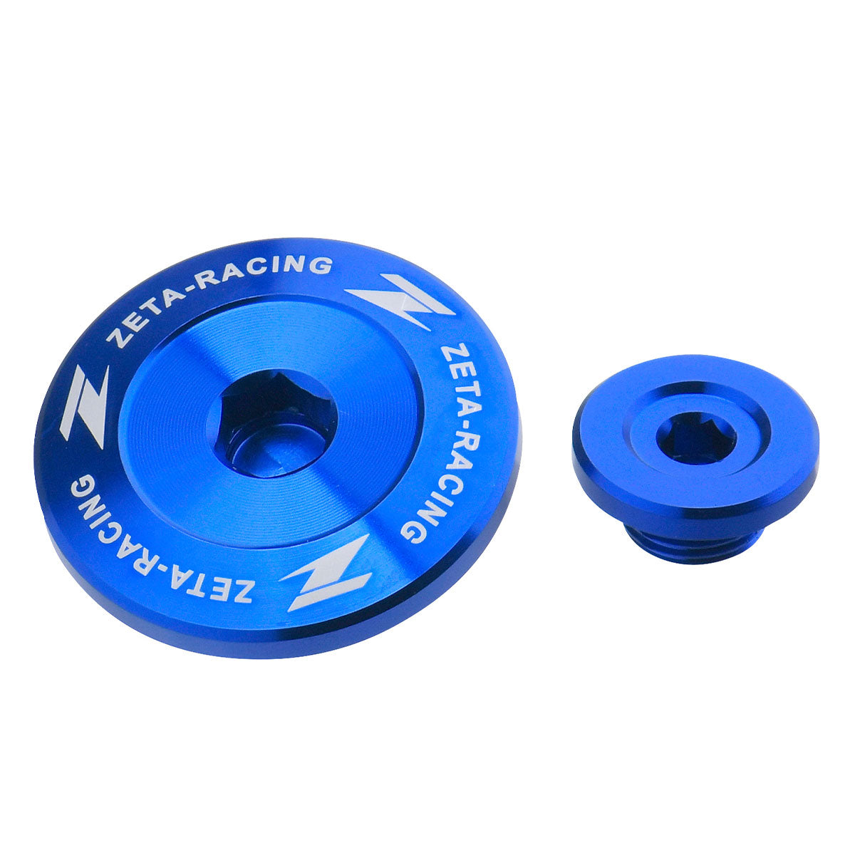 DRC ZETA Engine plugs YZF250/450 14-17 blue