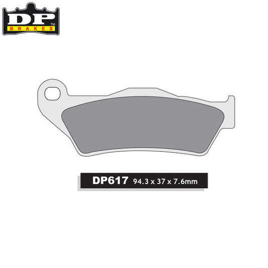 DP Brake Pads SDP617 - Front KTM All 125-530 92-20 Husqvarna All 125-510 95-20 Husaberg All 00-14