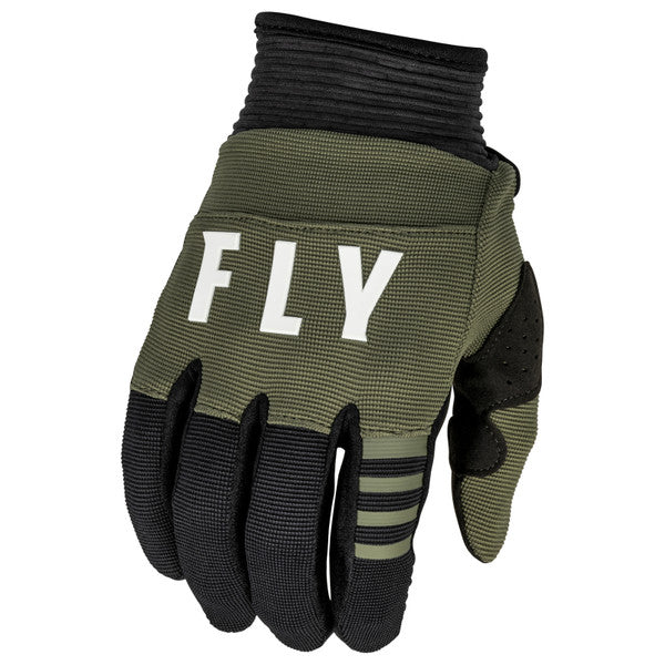 Fly Racing 2023 F-16 Youth Gloves (Olive Green/Black)