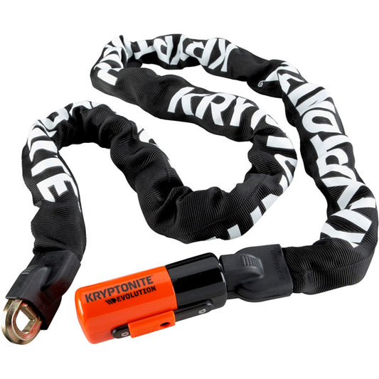 Motocross Security  Kryptonite Evolution 1016 Integrated Chain - 10 mm X 160 cm Sold Secure Gold      