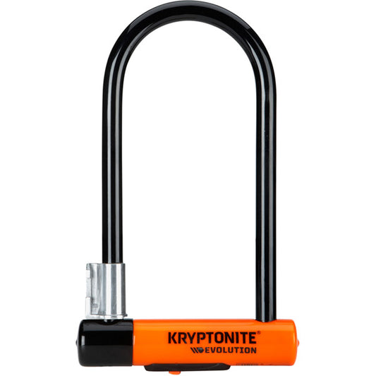Motocross Security  Kryptonite Evolution Standard U-Lock with Flexframe bracket Sold Secure Gold      