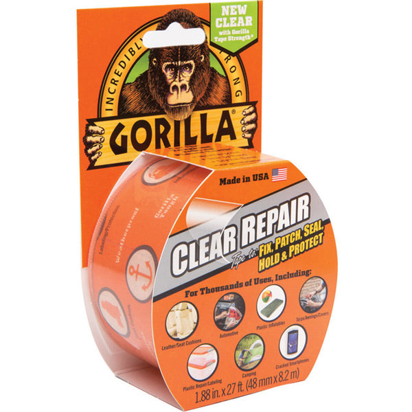 Gorilla Clear Repair Tape 8.2m x 48mm 