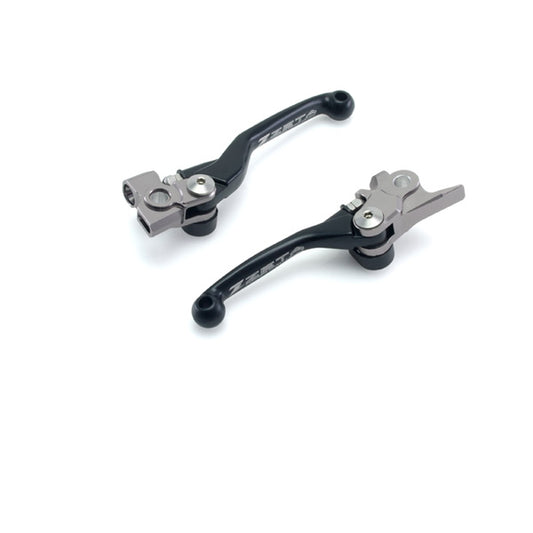 Zeta Pivot brake/clutch lever set Magura Husqvarna TE/FE/FX/TX 19-22 Black  