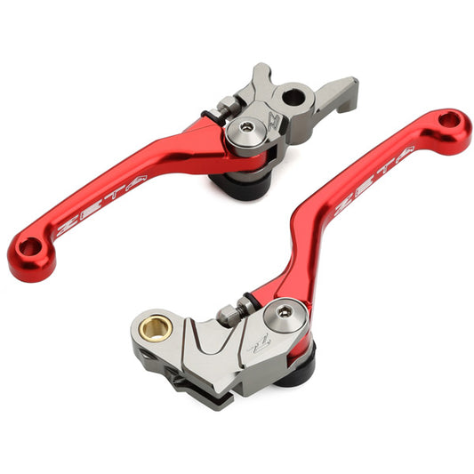 Zeta Pivot brake/clutch lever set CRF450L 19- CRF450X 19- Red  